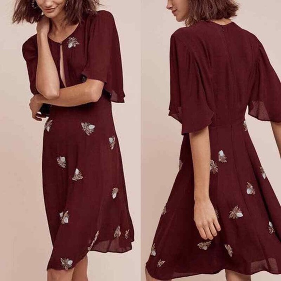 Anthropologie beaded firefly dress - Picture 3 of 6